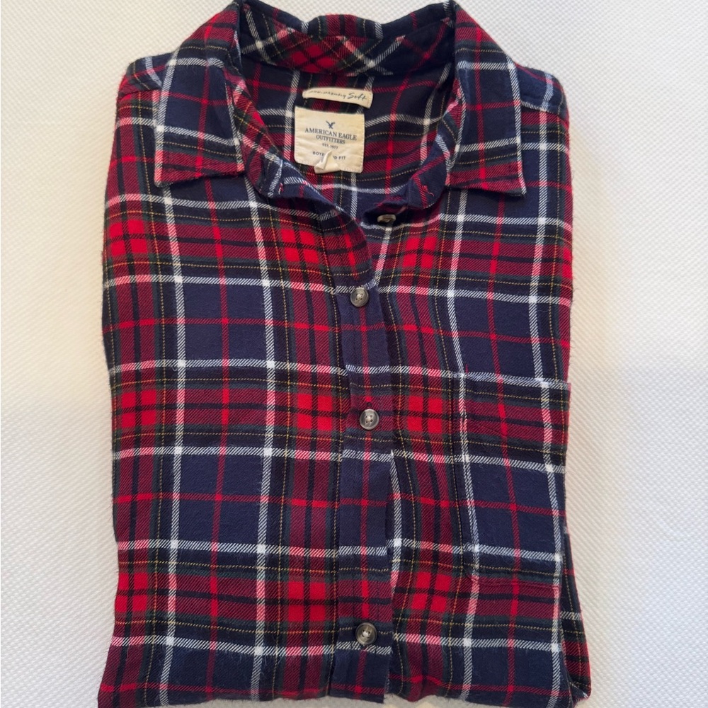 Ladies, American Eagle Outfitters, flannel shirt size S